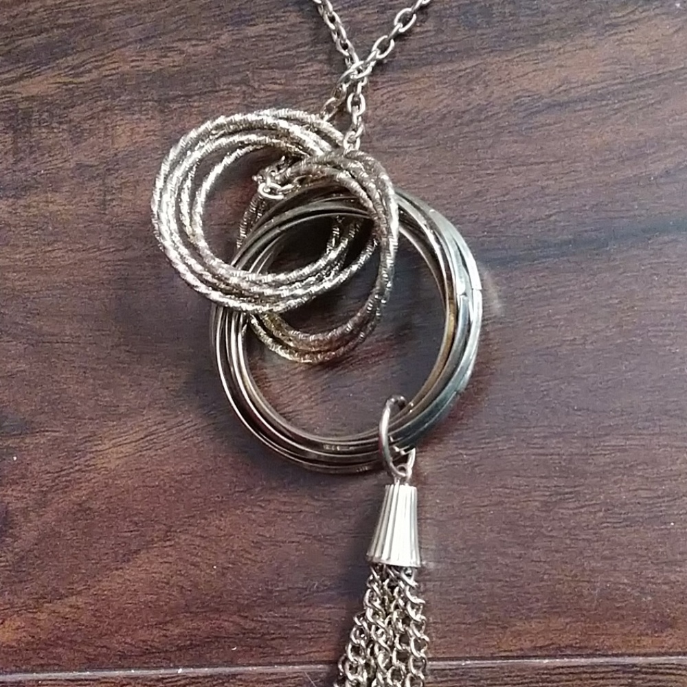 Necklace Doubleloop - Picture 4 of 6